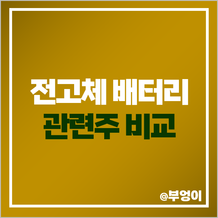 전고체 배터리 관련주 대장주 삼성SDI 주식 씨아이에스 주가 전고체 배터리 관련주 대장주 삼성SDI 주식 씨아이에스 주가