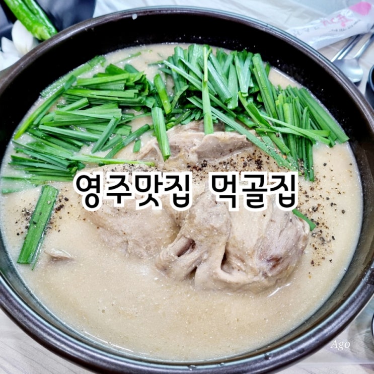  영주맛집 먹골집 feat 들깨오리백숙 맛집