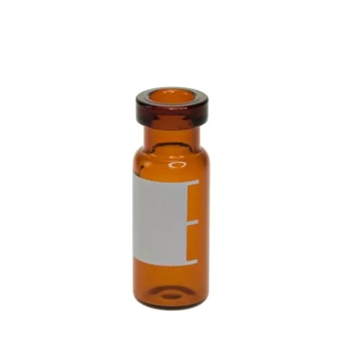  [유리초자] 1.5 ml 라이트온 엠버 크림프 바이알 1.5 ml Write-on Amber Crimp Vial