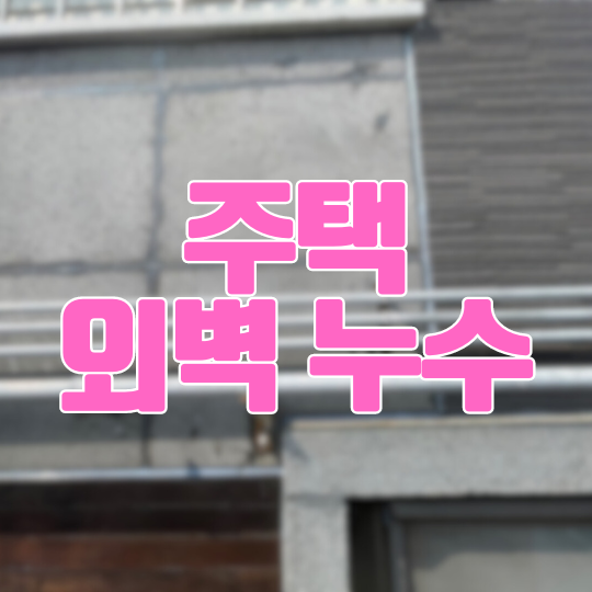  동탄 외벽누수ㅣ반송동 주택 빗물 피해 해결