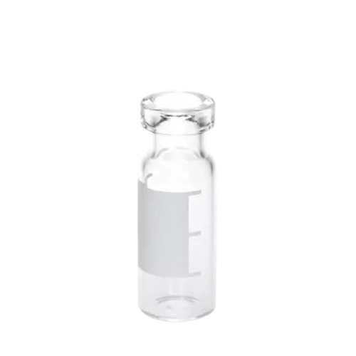  [유리초자] 1.5 ml 라이트온 투명 크림프 바이알 1.5 ml Write-on Clear Crimp Vial