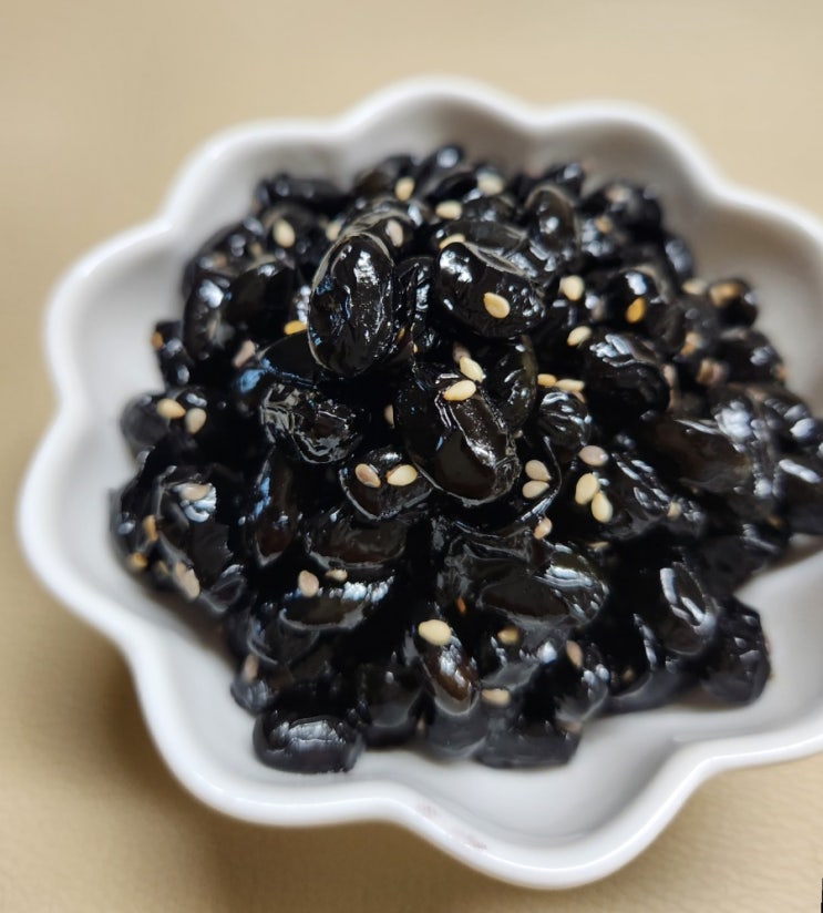  부드러운 콩자반 만들기 검은 서리태콩자반 달콤 짭조름 콩장조림 만드는법