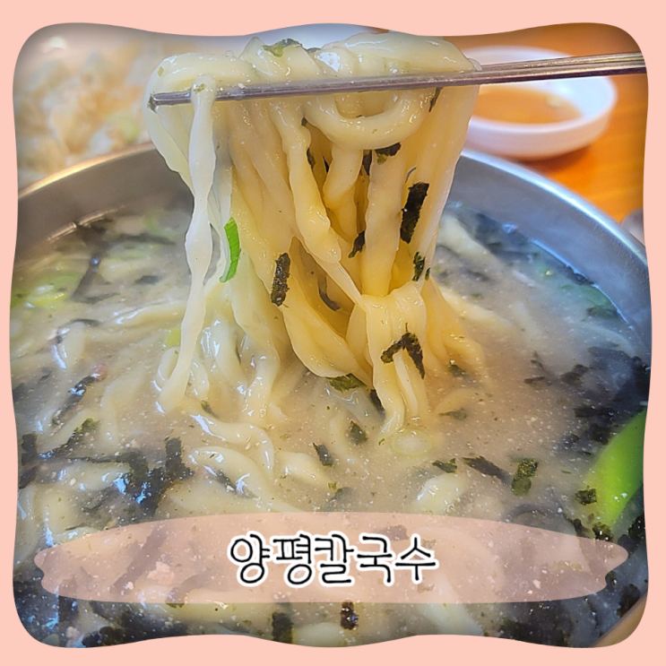  세종 조치원 맛집 ㅣ 칼국수와 파김치 궁합이 좋은 양평칼국수