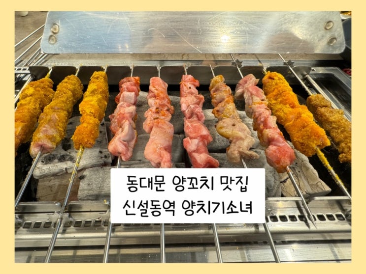  수요미식회 나온 동대문 양꼬치 맛집, 신설동역 양꼬치 '양치기 소녀'