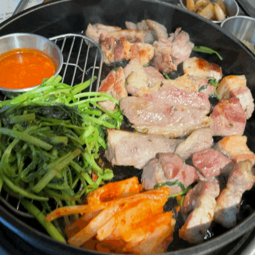  [공덕 맛집] 고기꾼김춘배 / 미나리 삼겹살 공덕고기집 메뉴 추천
