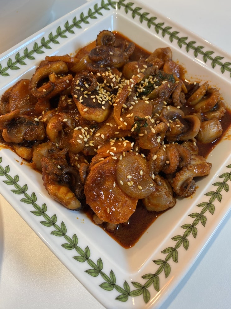  쭈꾸미 밀키트로 집들이 음식 만든 후기