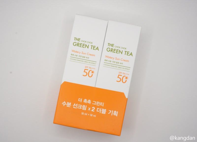 토니모리 더 촉촉 그린티 수분 선크림! 가성비 혼합자차 선크림 추천