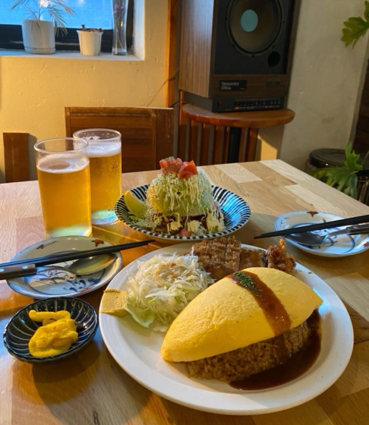  [망원동 맛집] 카페 나하 : 박명수 오므라이스 맛집 : (주말 웨이팅후기) / 망원한강공원  / 베러댄알콜 / 망원 프레젠트모먼트