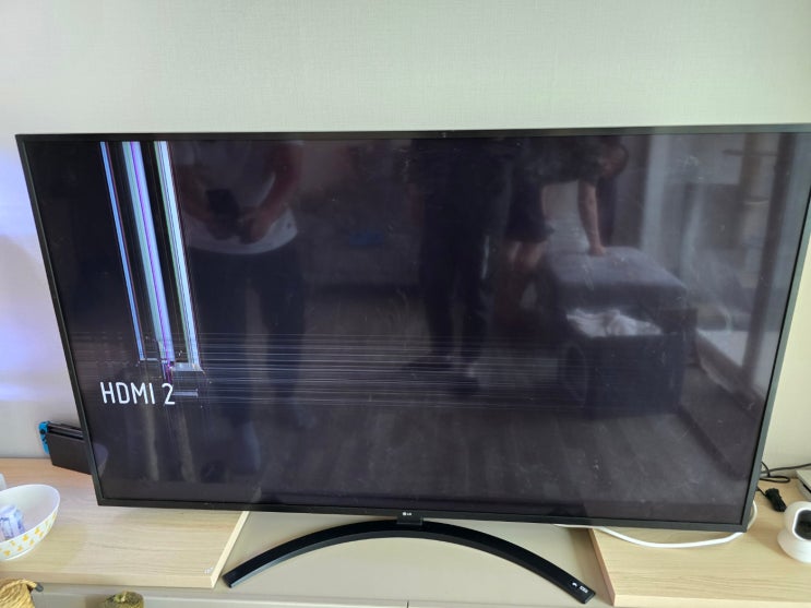  TV액정수리 비용 lg65인치 패널 교체 김포 출장 전문