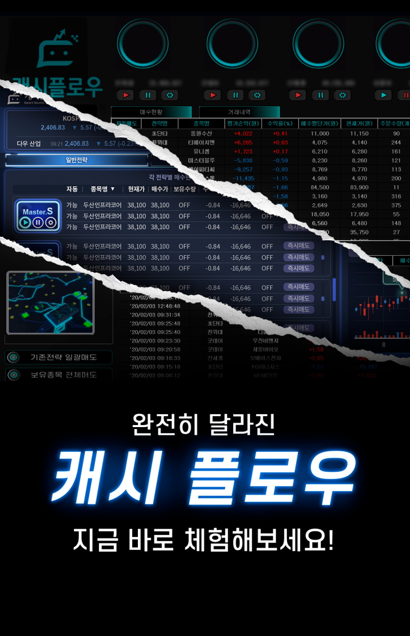 네오엘소프트 AI주식자동프로그램 캐시플로우 사용후기 매매내역(24.05.07 화요일)&오늘의 급등주 [세명전기,스카이문테크놀로지,제일전기공업]  : 네이버 블로그