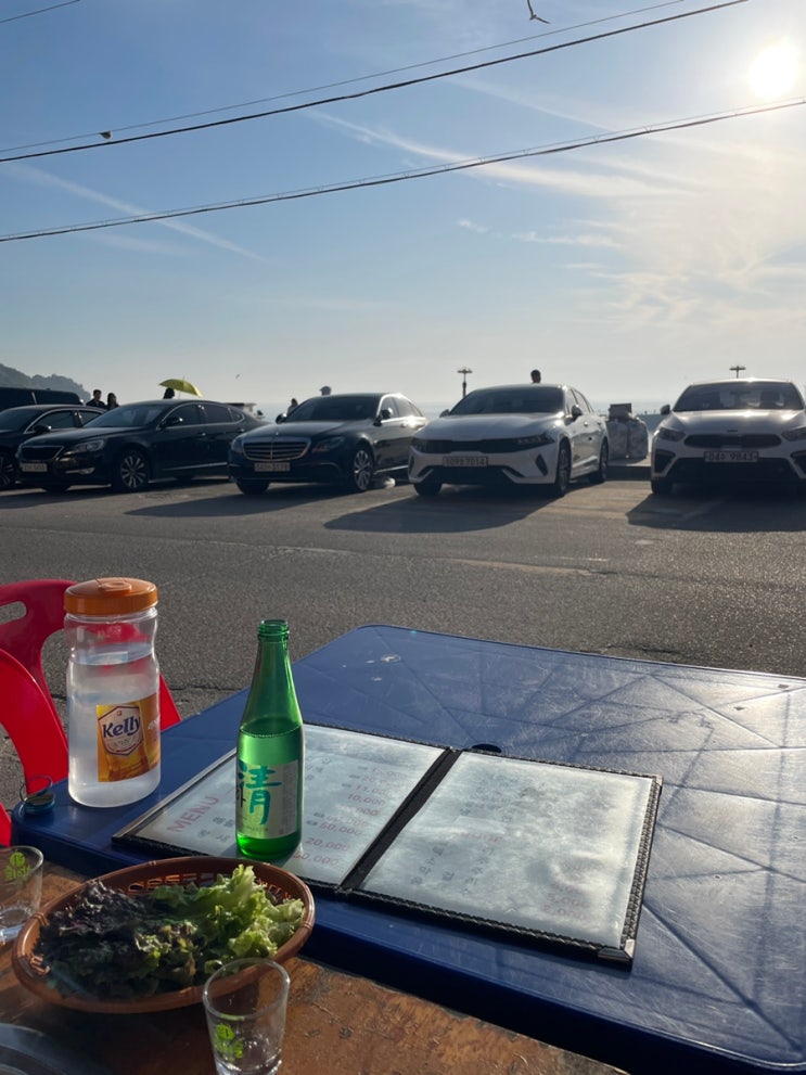  을왕리해수욕장 삼겹살 야장맛집 전주식당