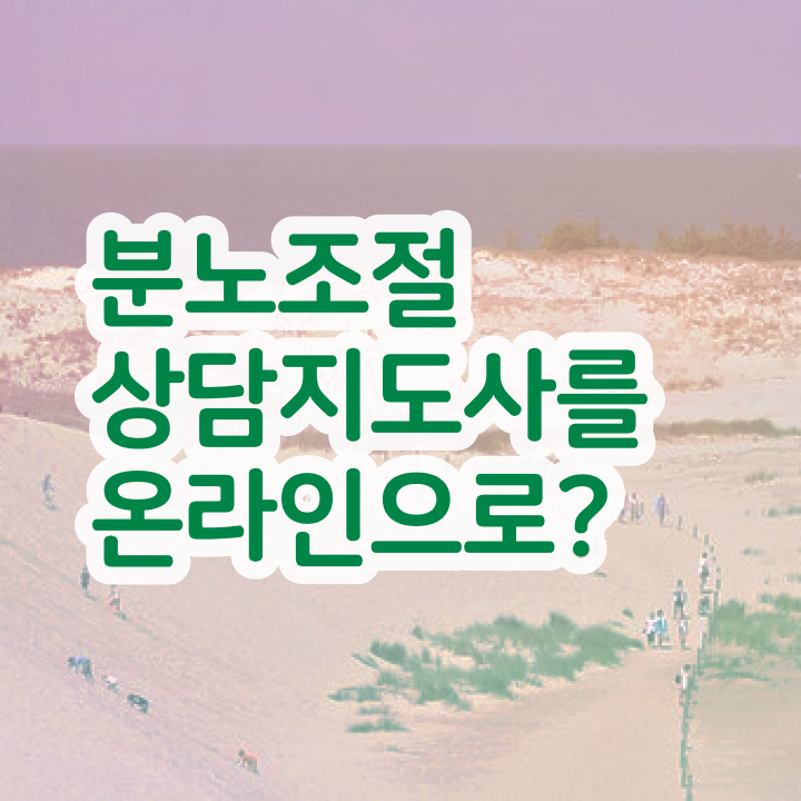  선택적 분노조절장애 응시자격 없이 분노조절상담지도사자격증 취득한 방법