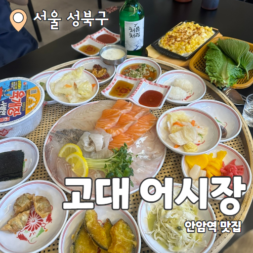  고대 어시장 : 모둠한상으로 신선하고 깔끔한 안암역횟집