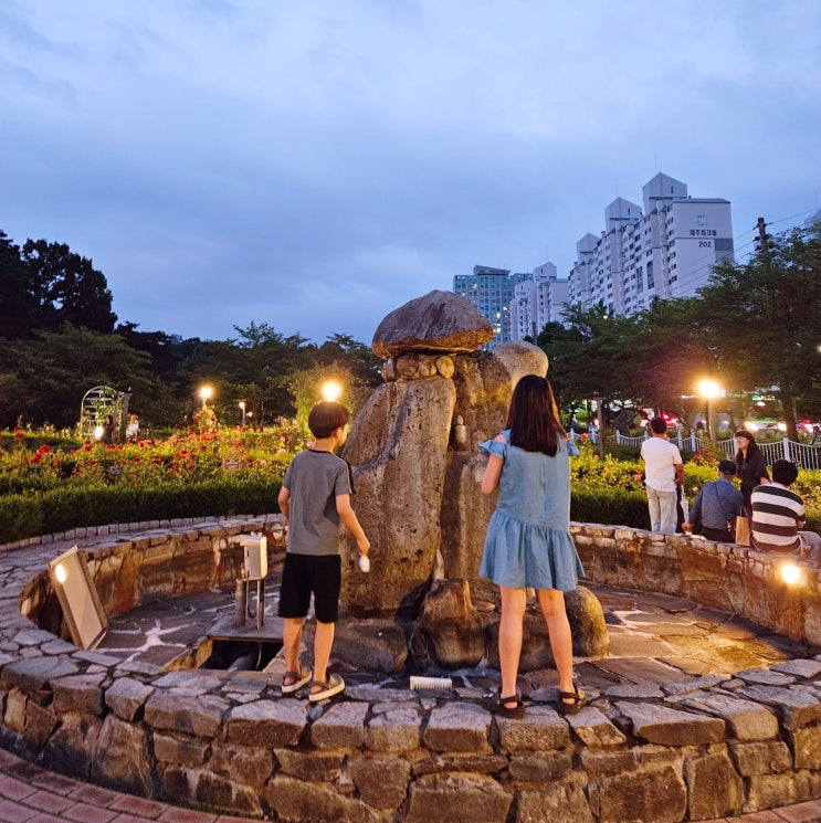 전남 광주 가볼만한곳 광주 풍암저수지 장미 풍암호수공원 야경
