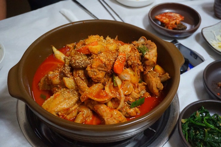  광주근교 담양맛집 한재골하얀집 닭도리탕 왕크네