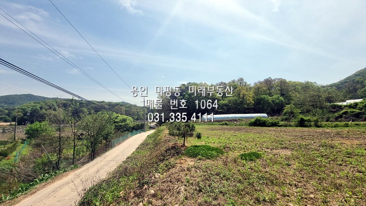  농막, 주말농장으로 적합한 소액 토지 투자 백암면 박곡리 토지 매매