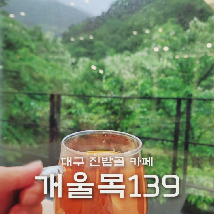  진밭골 데이지 꽃구경후 들린 수성구 범물동 카페 개울목139