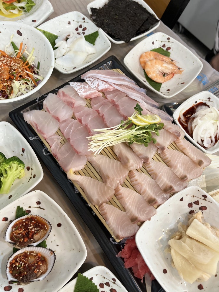  [여수엑스포역맛집] 여수 선어회 여수 짱조아마차 모듬선어