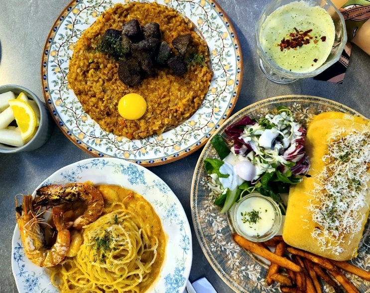  파스타, 스테이크가 맛있는 송도신도시 타임스페이스 브런치 맛집 '나 그리고 너'