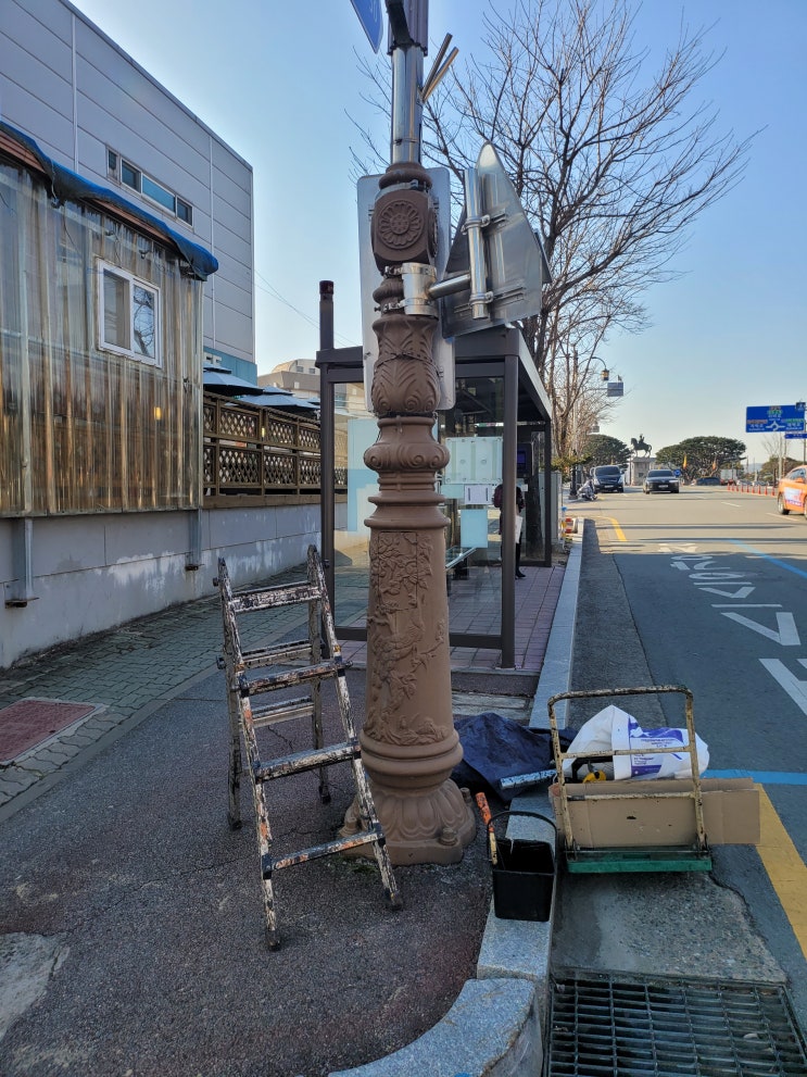  [부여]24년 주물가로등 도색공사