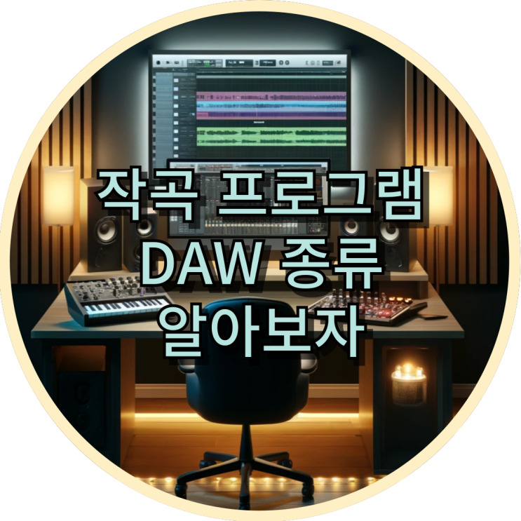  작곡 프로그램 DAW 종류 알아보자