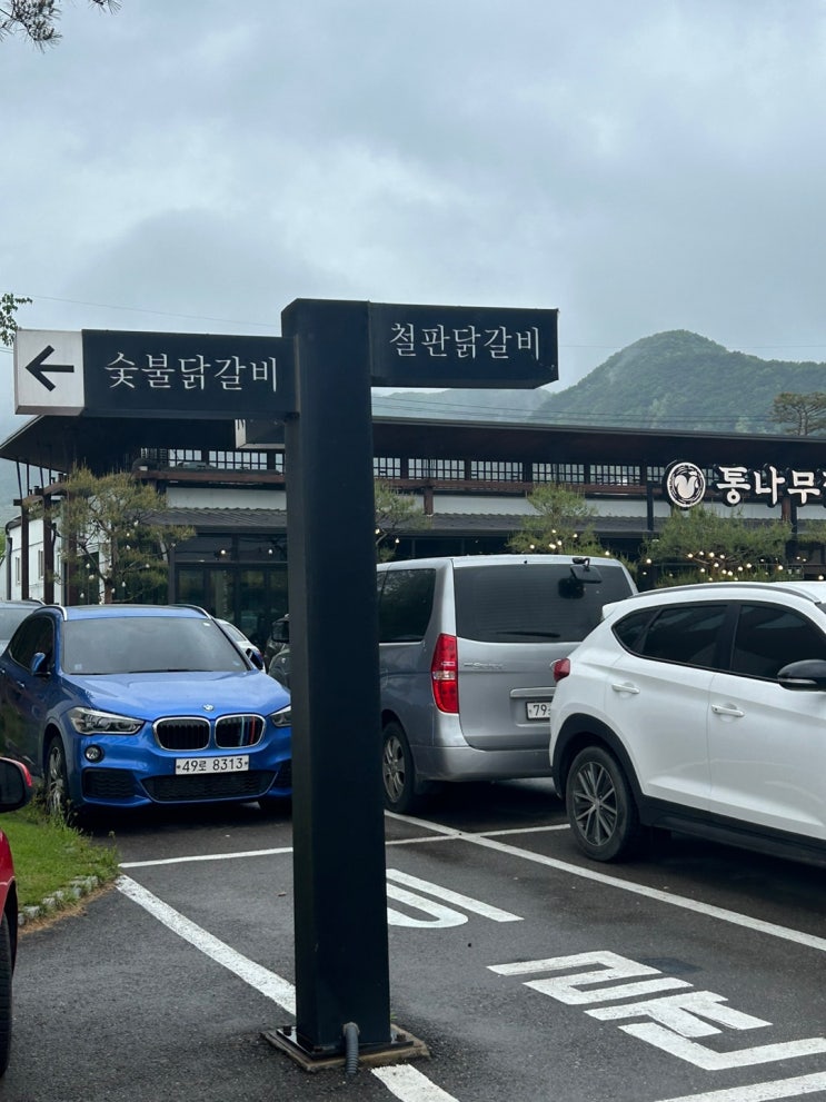  춘천에 닭갈비 먹으러 갔다왔어요! '통나무집 숯불 닭갈비'
