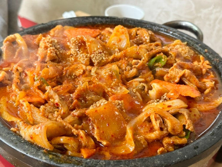  광양 태인동 제육볶음 맛집 - 행복식당