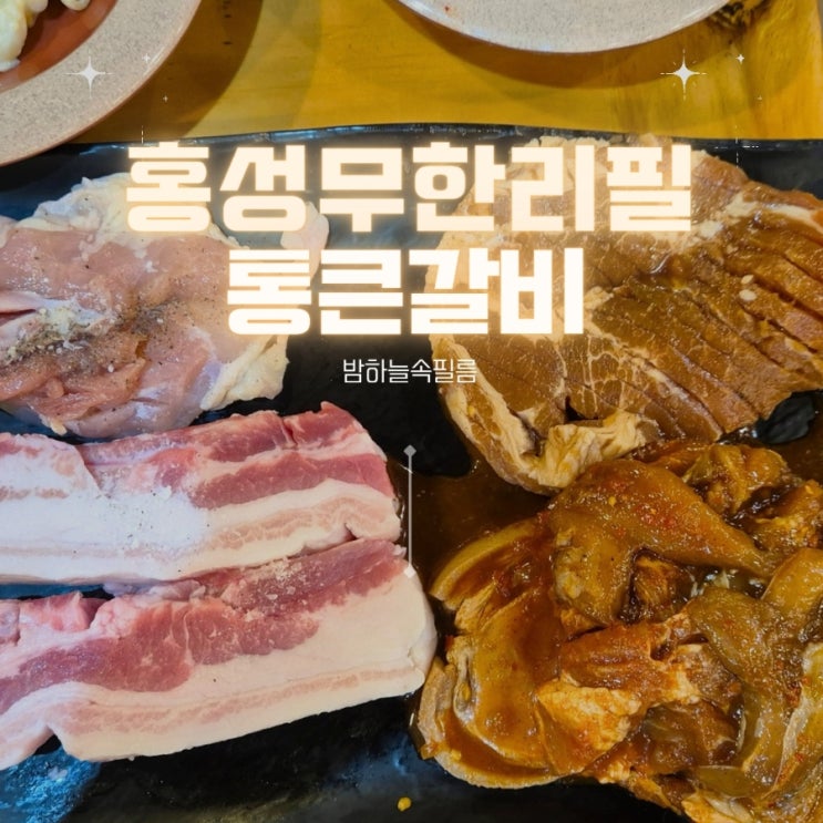  홍성 부영 단체회식 무한리필 고깃집 맛집 - "통큰갈비"