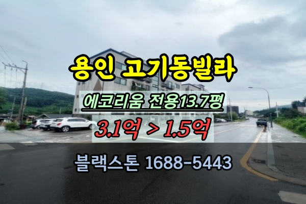  고기동빌라 경매 에코리움 용인 수지구 1억대 2회유찰