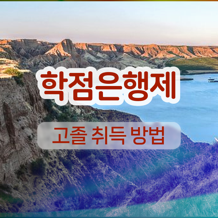  학점은행제성적 전문학사 정보 가득