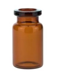  [유리초자] 5 ml 동결건조 엠버 크림프 바이알 5 ml Lyophilisation Amber Crimp Vial