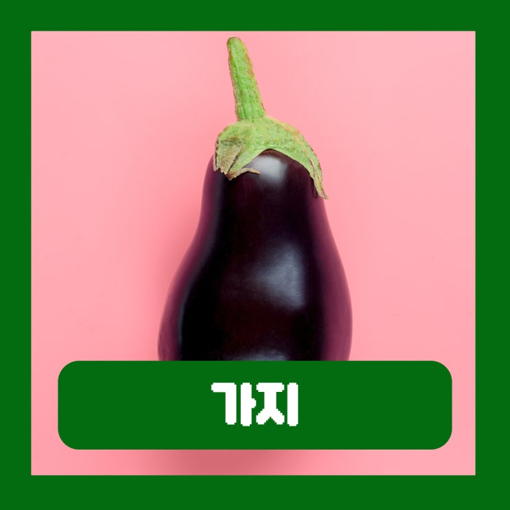  가지 효능 칼로리 영양성분 부작용 가지꼭지차 가지물 만들기