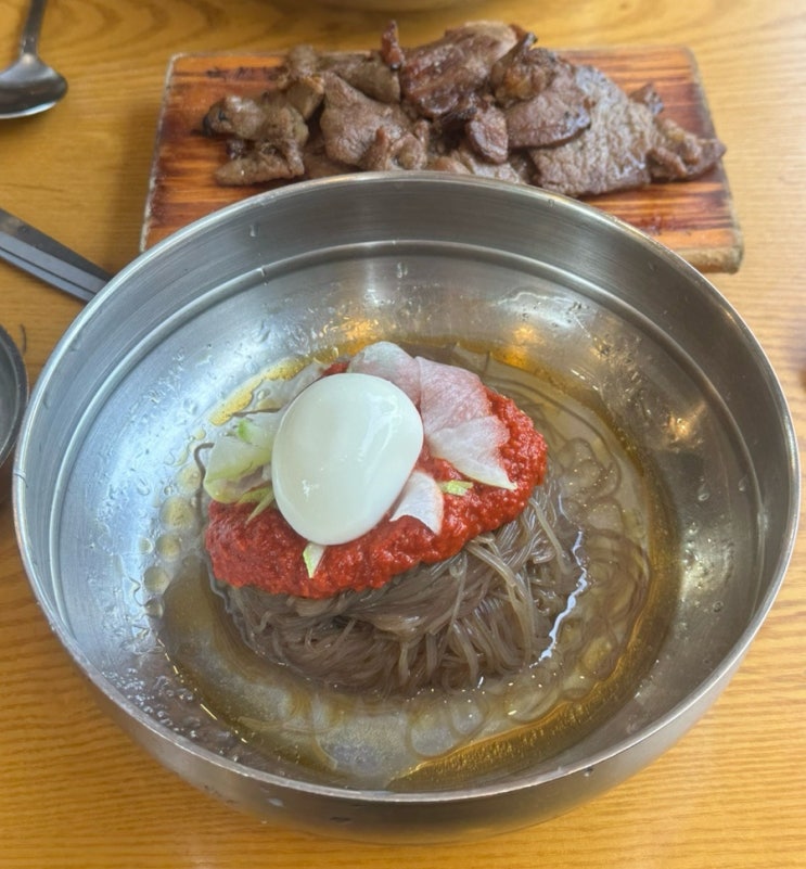  [구디/맛집] 육쌈냉면 구로점 구로디지털단지 맛집 구디 냉면 혼밥 숯불돼지고기 +내돈내산!