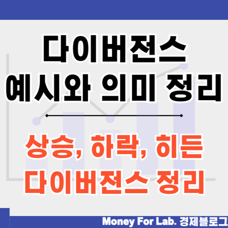  주식 보조지표 상승 하락 히든 RSI 다이버전스 뜻 의미 정리