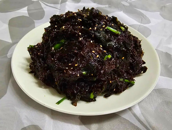 엄마가 맛있게 무쳐주는 엄마 반찬 파래 김자반 무침 레시피