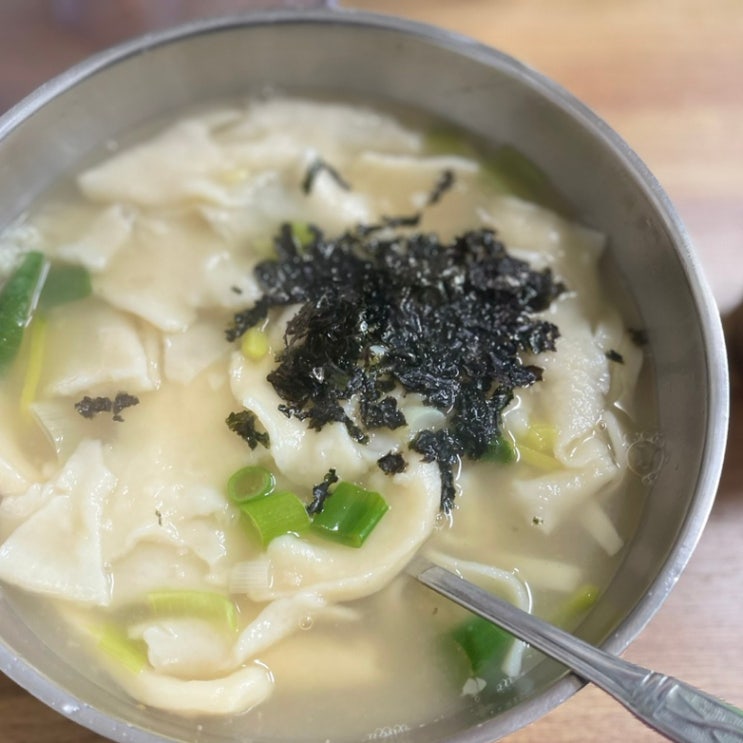  은마상가 맛집 산월 수제비 칼국수집 드디어 !