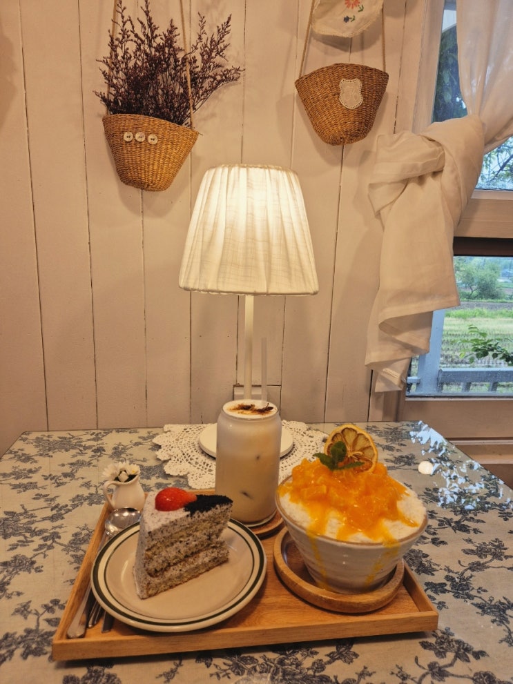  안동 봉정사 근처 카페 '그녀의홈카페' 수제케이크 한라봉빙수 내돈내산
