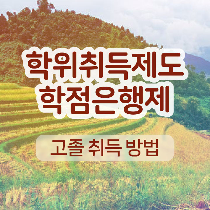  학점은행성적증명 편입 과제 정보 가득