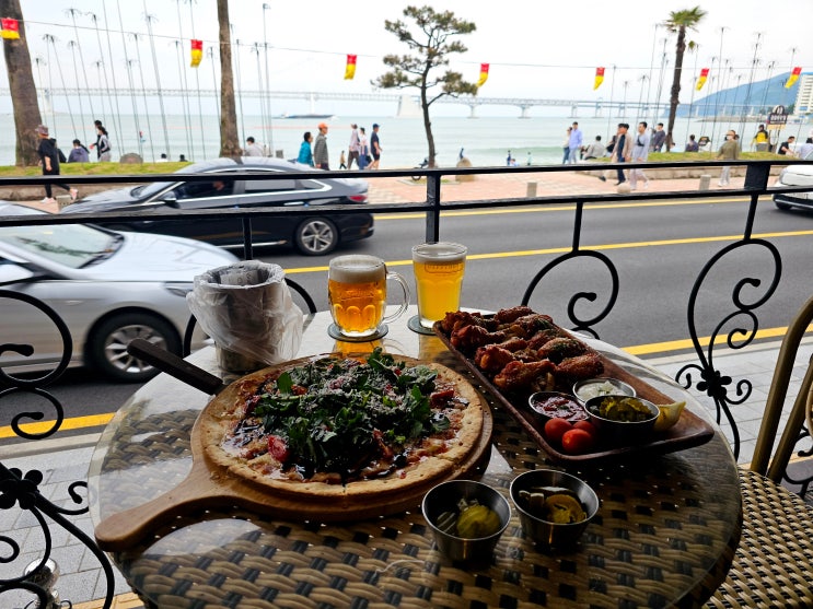  부산 광안리 맥주 맛집-생맥주와 안주가 맛있는 오션뷰 맥주집 [해피몽크] 할인정보 내돈내산 솔직후기