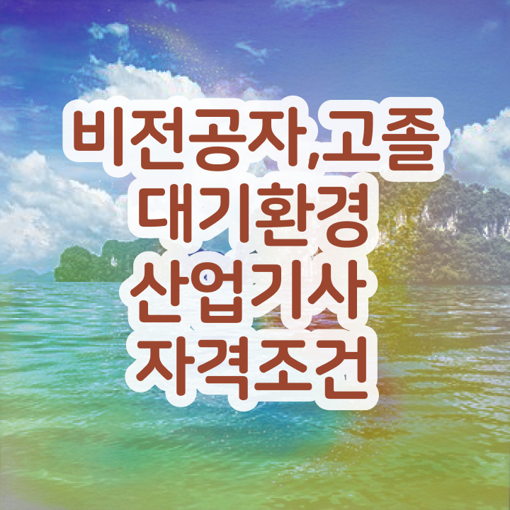  대기환경산업기사 시험 자격 대기환경산업기사 시험응시조건 온라인 수업으로 간단하게 성공한 노하우