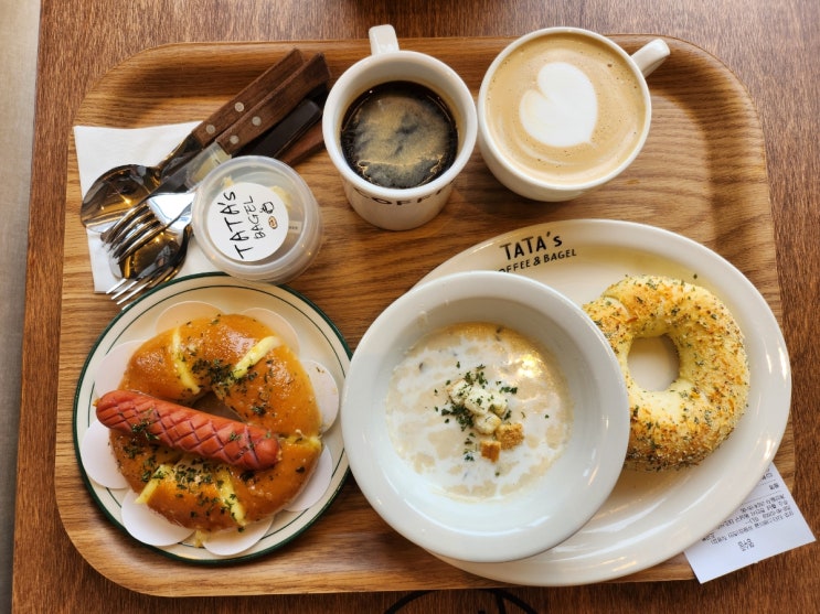  브런치맛집 베이글 샌드위치가 맛있는 태조산 카페 타타스베이글