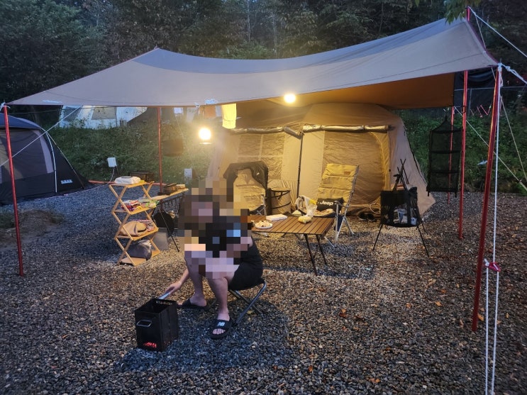  파주 산머루농원 캠핑장 고라니사이트 초대캠 후기 (네하 빌리지13)
