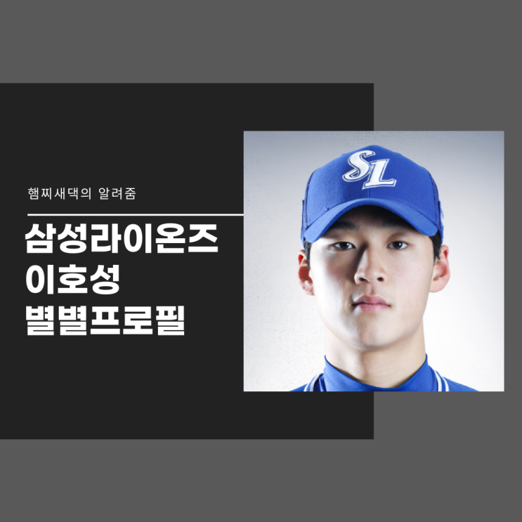  삼성라이온즈 이호성의 별별 프로필 정리, 닮은꼴