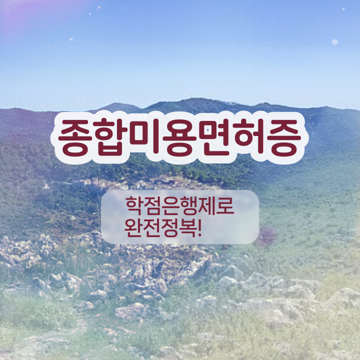  수원 반영구학원 , 눈썹문신 준비 할 때, 취득해야 하는 자격사항은? 혼자서 독학으로 주부미용사자격증 빠르게