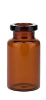 [유리초자] 10 ml 동결건조 엠버 크림프 바이알 10 ml Lyophilisation Amber Crimp Vial