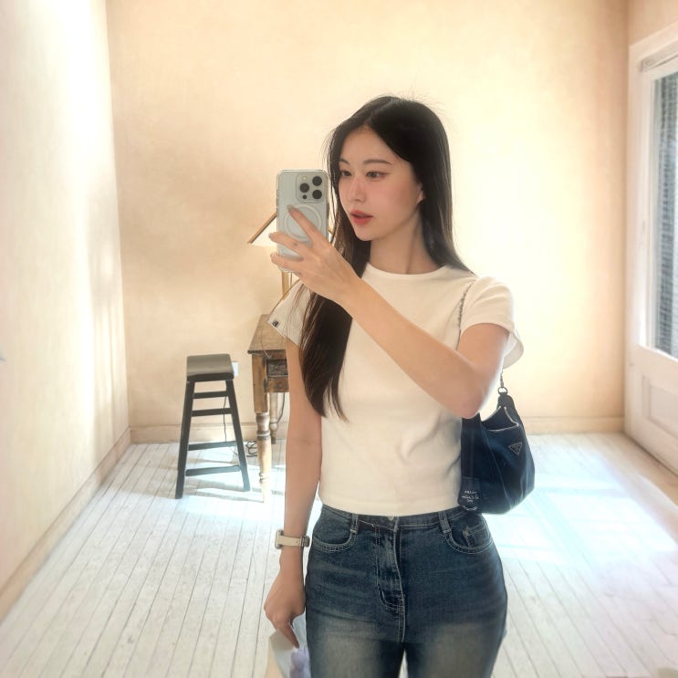  여자 반팔 티셔츠 브랜드 썸웨어버터 후기 (여름 코디 추천)