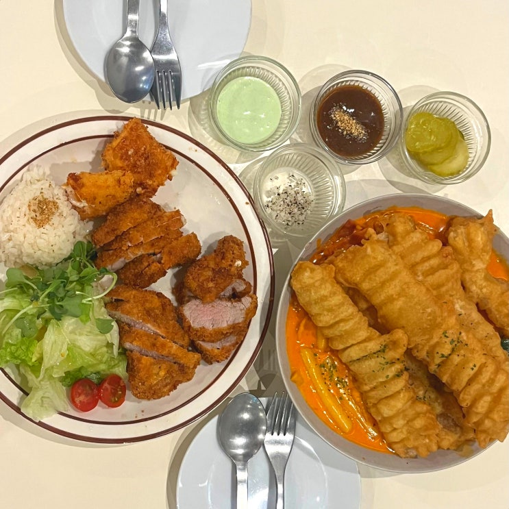  [대구/달서구/신당동/계명대역/성서계대/계대동문] 돈까스와 당볶이의 조합이 맛있는 분식 맛집: 해피치즈스마일 성서계대점