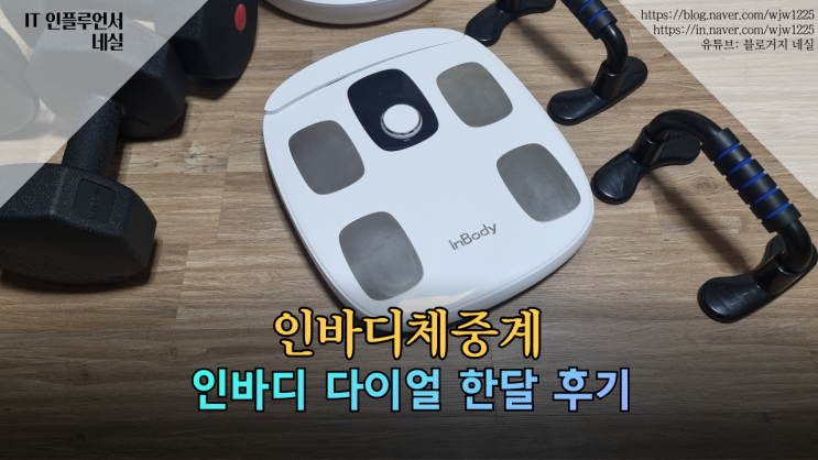  인바디체중계 정확한 스마트체중계 인바디다이얼 실사용후기