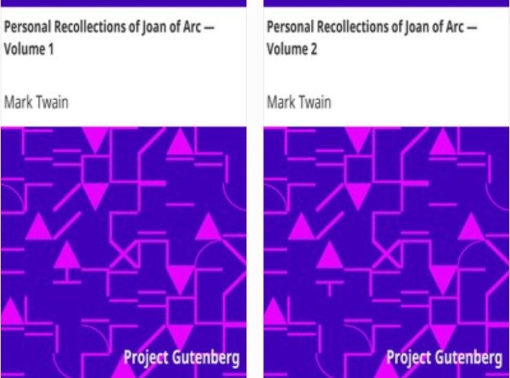  잔다르크를 추억하며 (Personal Recollections of Joan of Arc 원서 eBook)