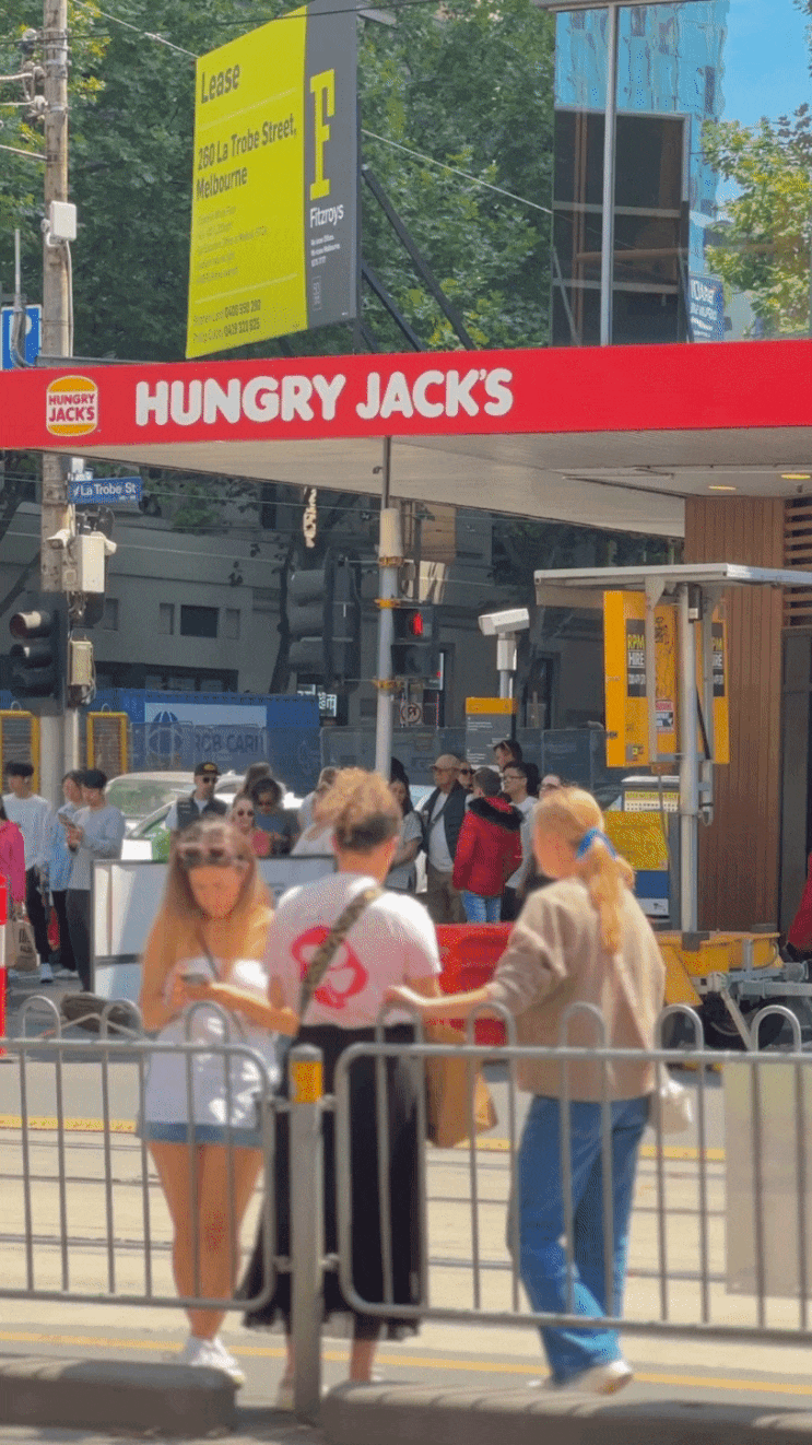  호주 멜버른 자유여행｜버거킹 헝그리잭스 (Hungry Jack’s) 와 로얄스택스 (Royal Stacks) 혼자 후기